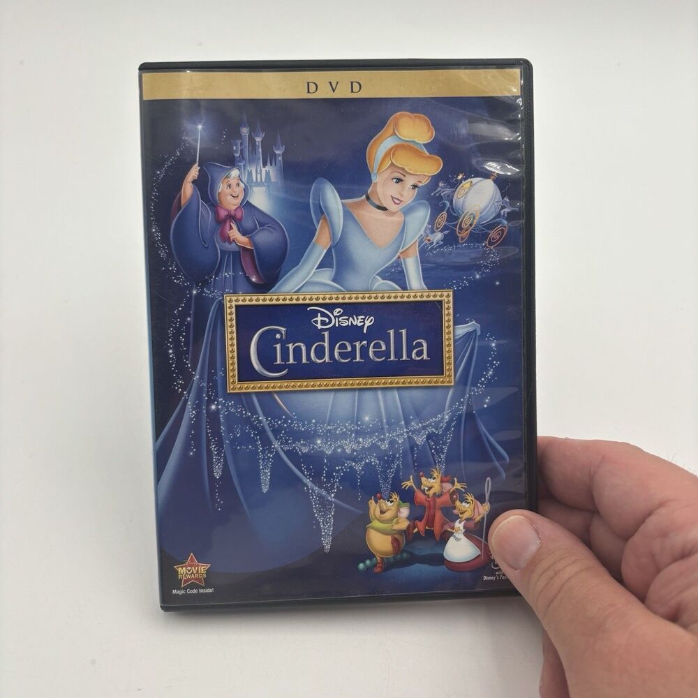 Disney Cinderella DVD 2012 Classic Animated Movie Tangled Ever After Bonus G